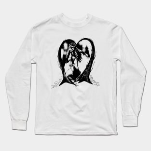 Corpse Bride Emily Forest Walk Girls Long Sleeve T-Shirt